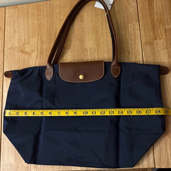 NWT Longchamp Le Pliage Tote in Navy - Picture 5 of 6